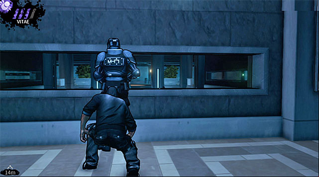 First guard on the upper floor - Cryogenic - atrium - Chapter 5 - DARK - Game Guide and Walkthrough