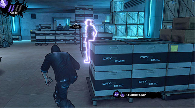 You should now move to the right side of this room, using teleportation if necessary - Cryogenic - warehouse - Chapter 5 - DARK - Game Guide and Walkthrough