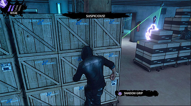 Suggested area to distract an armored opponent - Cryogenic - warehouse - Chapter 5 - DARK - Game Guide and Walkthrough