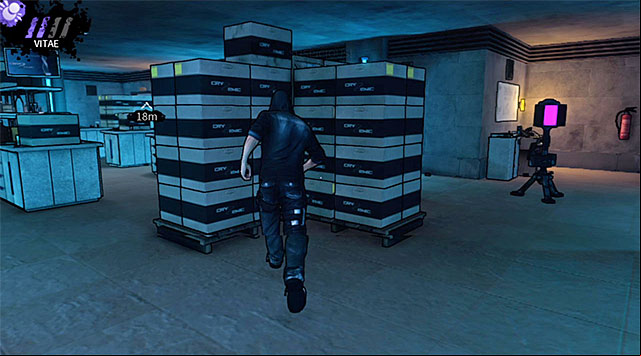 Eric by default should be able to distract the opponents from the third area using running - Cryogenic - warehouse - Chapter 5 - DARK - Game Guide and Walkthrough