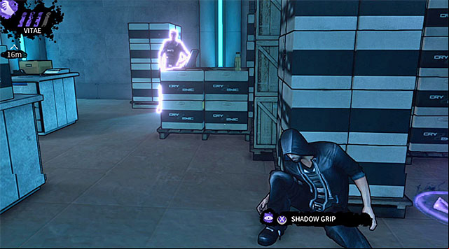 A guard standing to the right - Cryogenic - warehouse - Chapter 5 - DARK - Game Guide and Walkthrough