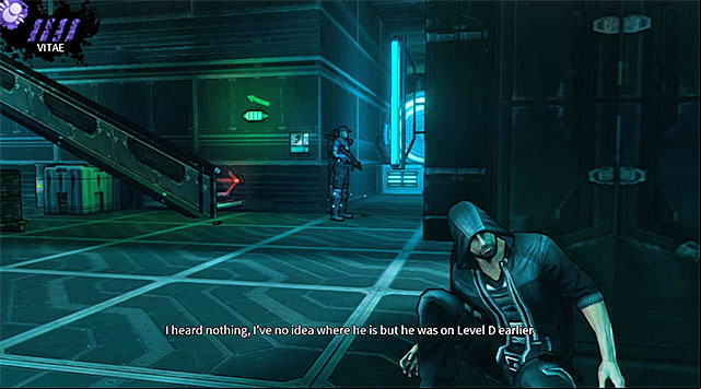 Hunters close to the left staircase - M17 Base - cryo chambers - Chapter 6 - DARK - Game Guide and Walkthrough