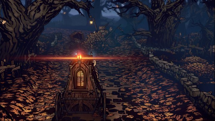 You will reach a barricade a moment later - Darkest Dungeon 2: Early game - first steps - Basics - Darkest Dungeon 2 Guide