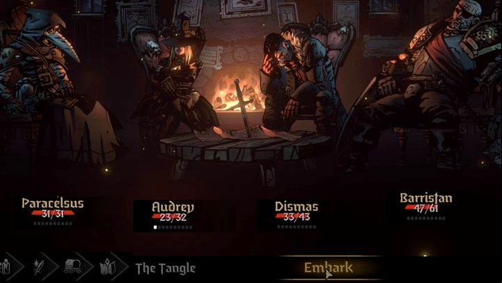 Click on the tab again to go back to the heroes screen - Darkest Dungeon 2: Early game - first steps - Basics - Darkest Dungeon 2 Guide
