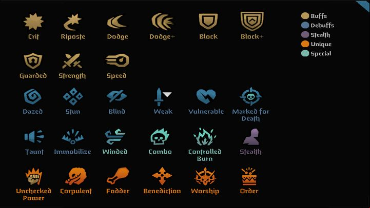 Icon - Darkest Dungeon 2: What mean icons, tokens, abbreviations? - Basics - Darkest Dungeon 2 Guide