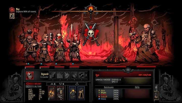 This is one of those encounters you dont want to experience - Darkest Dungeon The Crimson Court: The Crimson Curse - Game mechanics - Darkest Dungeon Game Guide & Walkthrough