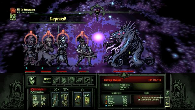 This boss fight always starts with rearrangement of your party. - Darkest Dungeon: How to beat Shambler? - Bosses - Darkest Dungeon Game Guide & Walkthrough