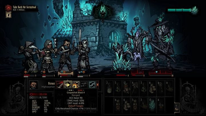 Standard, starting party is great for the first two missions on Farmstead. - Darkest Dungeon The Color of Madness: Selection of Party - Farmstead - Darkest Dungeon Game Guide & Walkthrough