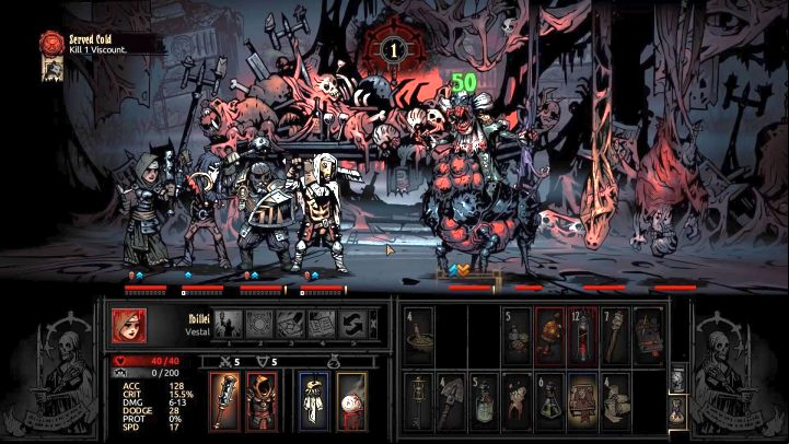 The second of the three bosses of the DLC - the Viscount - Darkest Dungeon The Crimson Court: How to beat The Viscount? - Bosses - Darkest Dungeon Game Guide & Walkthrough