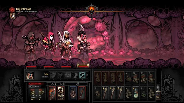 It is a good idea to take along a decent supply of food - it will definitely be of use here. - Darkest Dungeon: Belly of the Beast - Walkthrough - Darkest Dungeon location - Darkest Dungeon Game Guide & Walkthrough