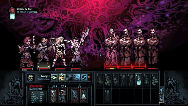 Elimination of imperfect copies of boss decreases his health level. - Darkest Dungeon: Hell is in the Heart - Walkthrough - Darkest Dungeon location - Darkest Dungeon Game Guide & Walkthrough
