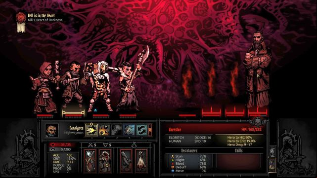 Ignore the obstacles - they cannot be damaged. - Darkest Dungeon: Hell is in the Heart - Walkthrough - Darkest Dungeon location - Darkest Dungeon Game Guide & Walkthrough