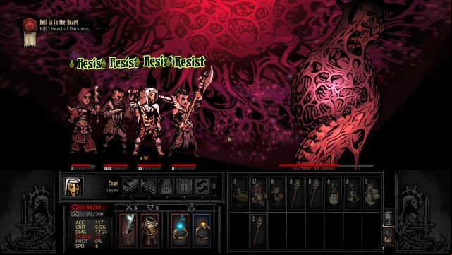 The enemy has attack that poisons the entire party, but it has low chances of success - Darkest Dungeon: Hell is in the Heart - Walkthrough - Darkest Dungeon location - Darkest Dungeon Game Guide & Walkthrough