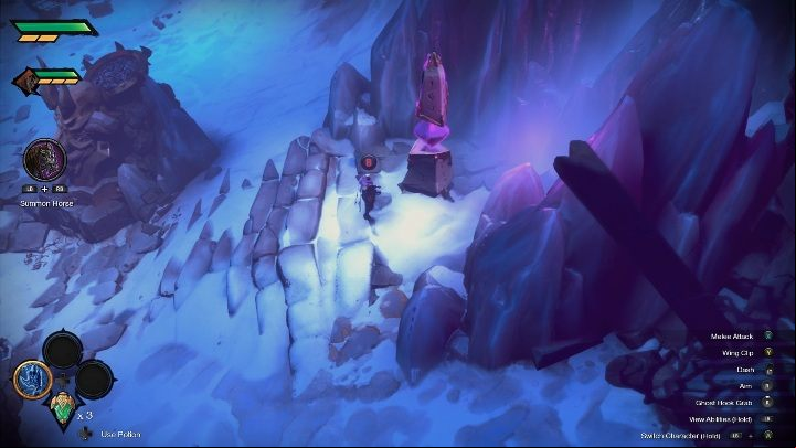 Press the corresponding button to interact with the stone - How to the Darksiders Genesis game? - Online - Darksiders Genesis Guide