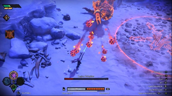 When one of the characters die, you will have to play as the other brother - How to change characters in Darksiders Genesis? - FAQ - Darksiders Genesis Guide