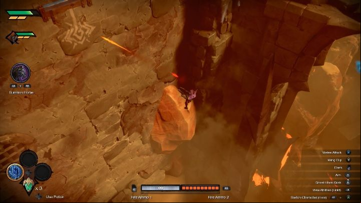 You can also die by jumping into the abyss - What happens when a hero die in Darksiders Genesis? - FAQ - Darksiders Genesis Guide