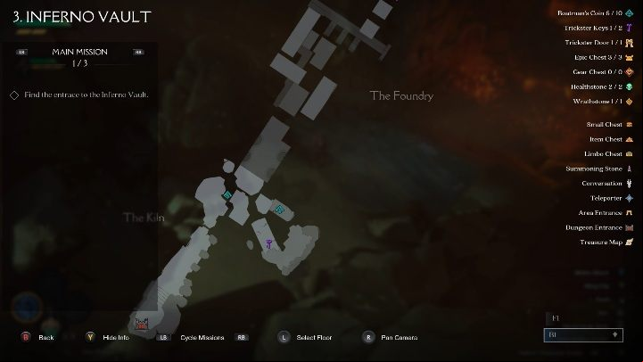 If you are looking at a map for the first time, you probably wonder where your character is - Why cant I see myself on the map in Darksiders Genesis? - The map and the game world - Darksiders Genesis Guide