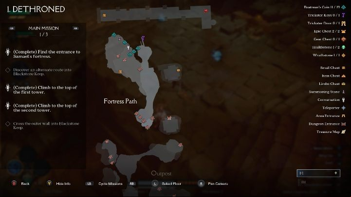 However, there is an option that makes it easier for you to find your position on the map - Why cant I see myself on the map in Darksiders Genesis? - The map and the game world - Darksiders Genesis Guide