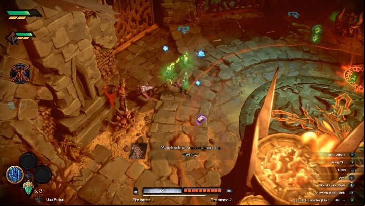 Switching characters is one of the main mechanics of Darksiders Genesis - Combat system in Darksiders Genesis - Heroes development and combat - Darksiders Genesis Guide