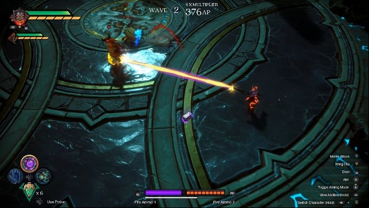 Ammunition can be changed at any time - Combat system in Darksiders Genesis - Heroes development and combat - Darksiders Genesis Guide