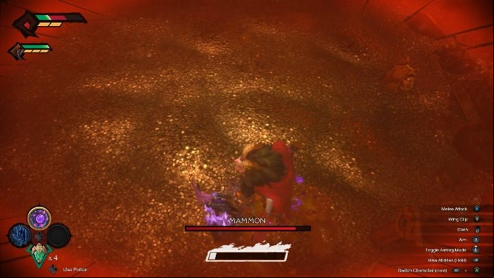 Mammons quick attack is about hiding and jumping out of the ground - Mammon - Chapter 6 | Boss in Darksiders Genesis - Bosses and mini-bosses - Darksiders Genesis Guide