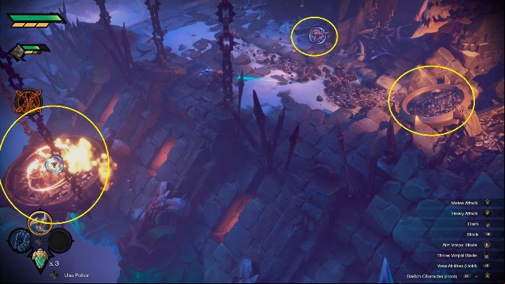 1 - How to get into the dungeon Chapter 4 in Darksiders Genesis? - Puzzles - Darksiders Genesis Guide