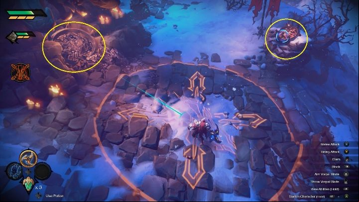 3 - How to get into the dungeon Chapter 4 in Darksiders Genesis? - Puzzles - Darksiders Genesis Guide