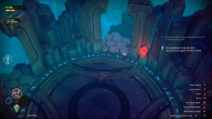 Go to the main hall in the Void - How to open the mysterious gate in the Void Chapter 1 of Darksiders Genesis? - Puzzles - Darksiders Genesis Guide