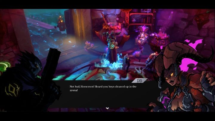 In order to continue the story campaign you will have to take part in a few battles in the arena - Arena in Darksiders Genesis - Basics - Darksiders Genesis Guide