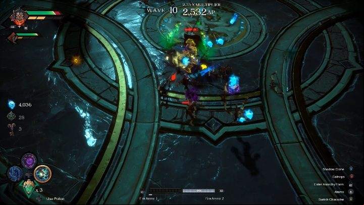 You will regenerate chaos and anarchy during the battle - Arena in Darksiders Genesis - Basics - Darksiders Genesis Guide