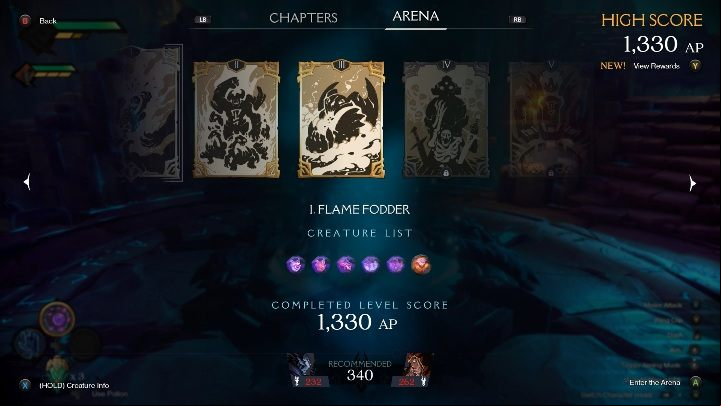 There are 20 arenas available in the game - Arena in Darksiders Genesis - Basics - Darksiders Genesis Guide