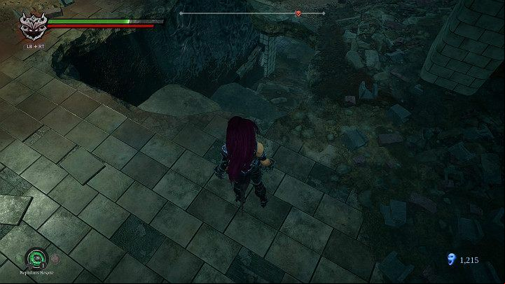 On the above screen, you can see a path into the depths of the metro station - Nether | Darksiders 3 Walkthrough - Walkthrough - Darksiders 3 Guide