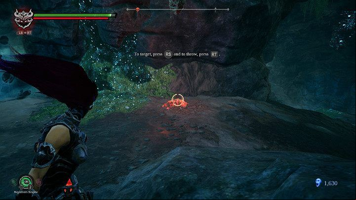 Throw a beetle near a burning substance and wait for a moment until he is interested in it - Nether | Darksiders 3 Walkthrough - Walkthrough - Darksiders 3 Guide