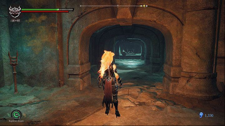 Return to the main room and turn right into a corridor that was previously a dead end - Hollows | Darksiders 3 Walkthrough - Walkthrough - Darksiders 3 Guide