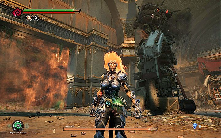 Try to keep eye with your opponent during combat - Avarice Boss | Darksiders 3 Walkthrough - Walkthrough - Darksiders 3 Guide