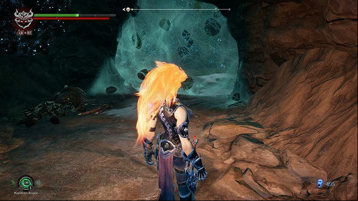 Burn another cobweb and go forward - Nether part 2 | Darksiders 3 Walkthrough - Walkthrough - Darksiders 3 Guide