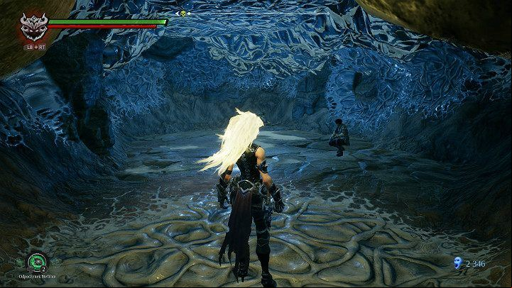 In a small cave, you will find another man to save and one additional object - Nether part 2 | Darksiders 3 Walkthrough - Walkthrough - Darksiders 3 Guide