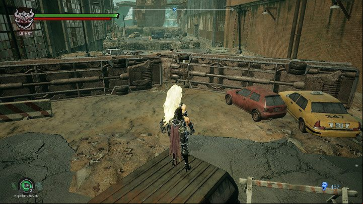 Jump through the barricade with buses - Festering pool | Darksiders 3 Walkthrough - Walkthrough - Darksiders 3 Guide