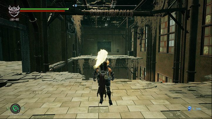 Now you have to jump to the other side using your main weapon - Festering pool | Darksiders 3 Walkthrough - Walkthrough - Darksiders 3 Guide