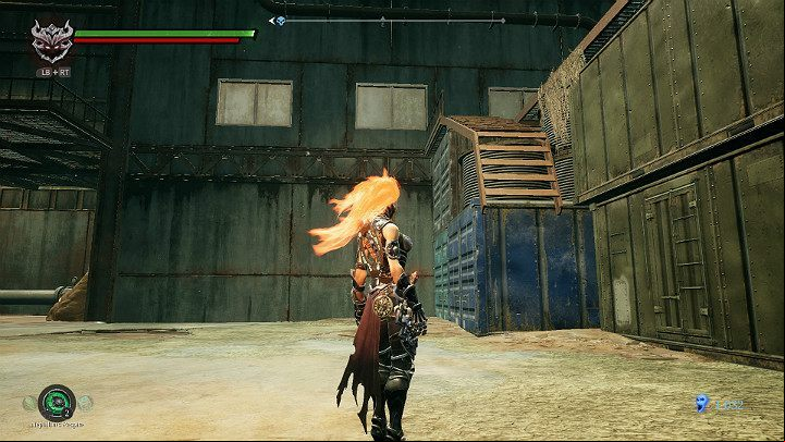 Then jump on the stairs on the right side - The drowned district | Darksiders 3 Walkthrough - Walkthrough - Darksiders 3 Guide