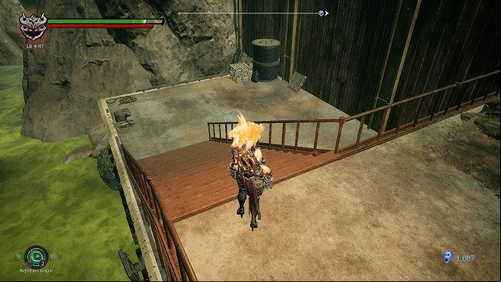 Go downstairs on the right - The drowned district | Darksiders 3 Walkthrough - Walkthrough - Darksiders 3 Guide