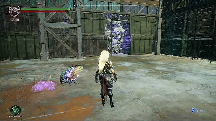 Wait for the beetle to absorb the substance - The drowned district | Darksiders 3 Walkthrough - Walkthrough - Darksiders 3 Guide