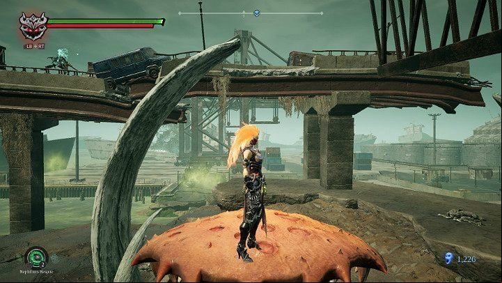 Youll get to the place where the next neutral creature will be waiting for you - The drowned district | Darksiders 3 Walkthrough - Walkthrough - Darksiders 3 Guide