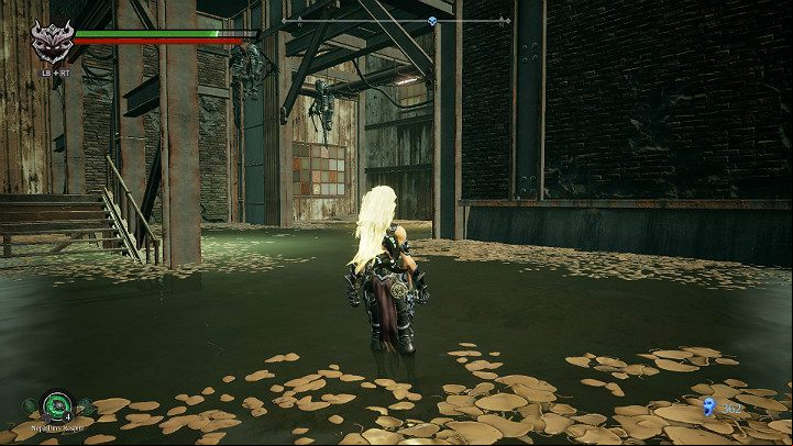 Pay attention to suspended opponents that you can knock down - Mangled freeway | Darksiders 3 Walkthrough - Walkthrough - Darksiders 3 Guide
