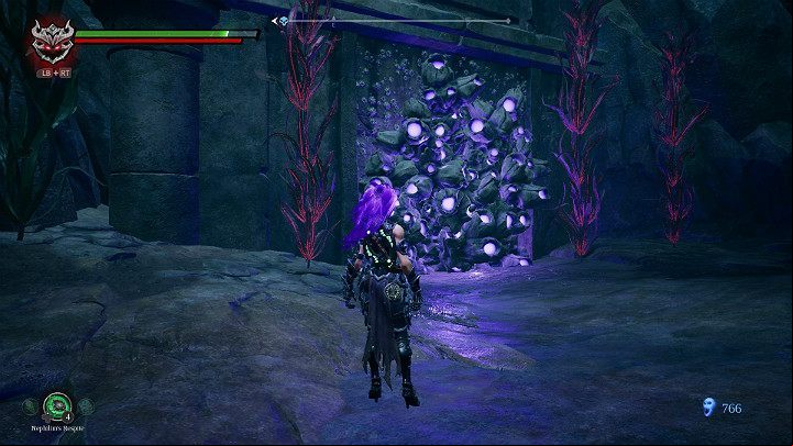 Break the wall to proceed to the puzzle - Forgotten Lake | Darksiders 3 Walkthrough - Walkthrough - Darksiders 3 Guide