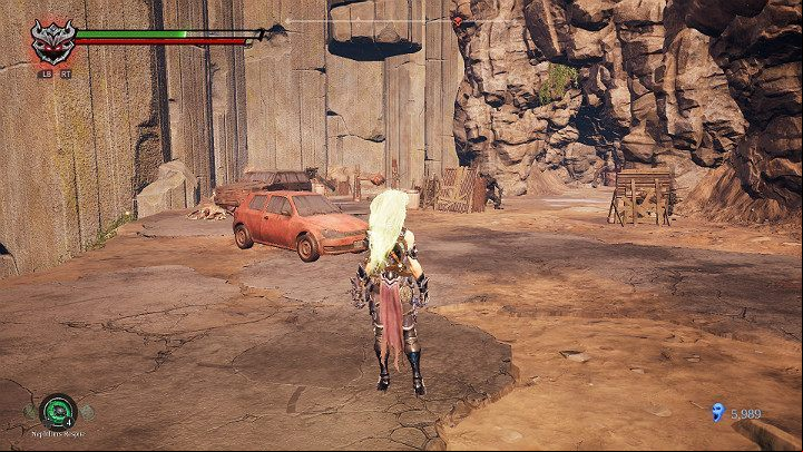 Behind the barricades there are opponents - The way to The Scar | Darksiders 3 Walkthrough - Walkthrough - Darksiders 3 Guide