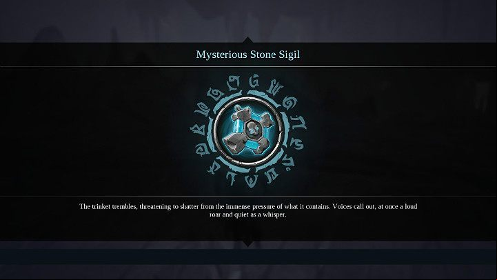 The mysterious stone seal is an object that will influence the final scene in Darksiders 3 - Abraxis and the Lord of Hollows - kill or spare? | Darksiders 3 Walkthrough - Walkthrough - Darksiders 3 Guide