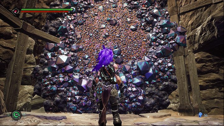 Go up to the wall and activate the Force Hollow to climb to the very top - The Lowlands | Darksiders 3 Walkthrough - Walkthrough - Darksiders 3 Guide