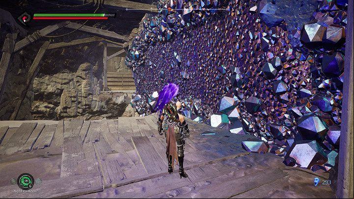 Activate the Force Hollow to roll over the wall - The Lowlands | Darksiders 3 Walkthrough - Walkthrough - Darksiders 3 Guide