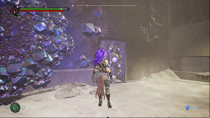 Walk on the footbridge and then roll over the wall - The Lowlands | Darksiders 3 Walkthrough - Walkthrough - Darksiders 3 Guide